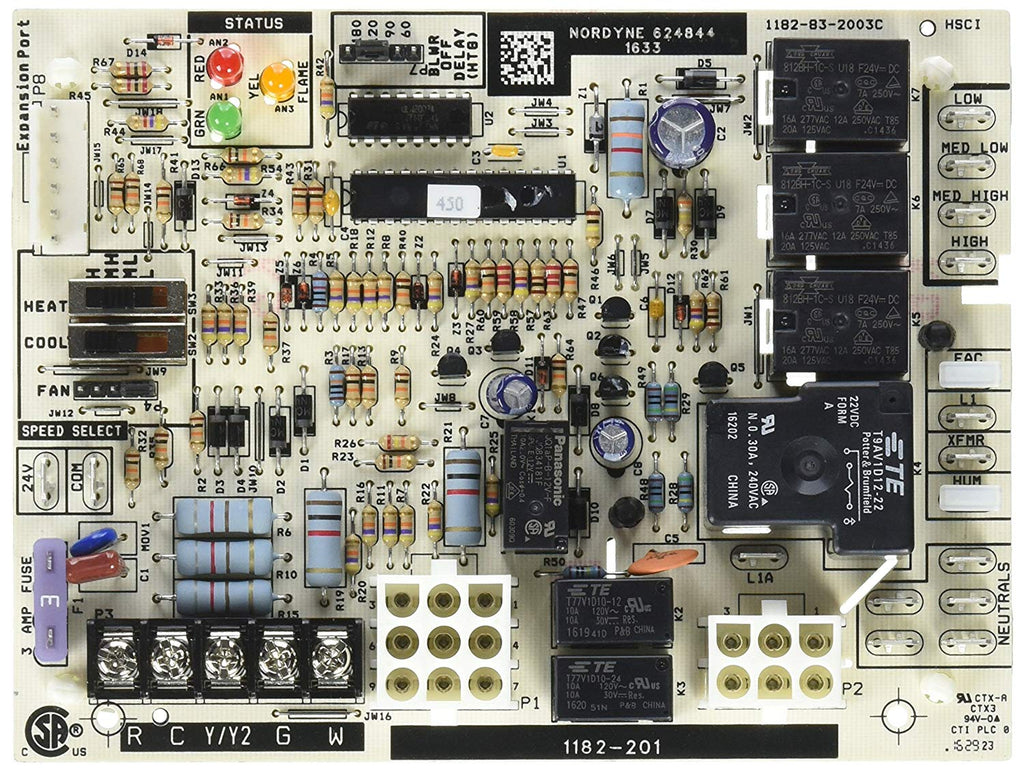 Intertherm/Nordyne Single Stage G7/M7 Control Board (NOT