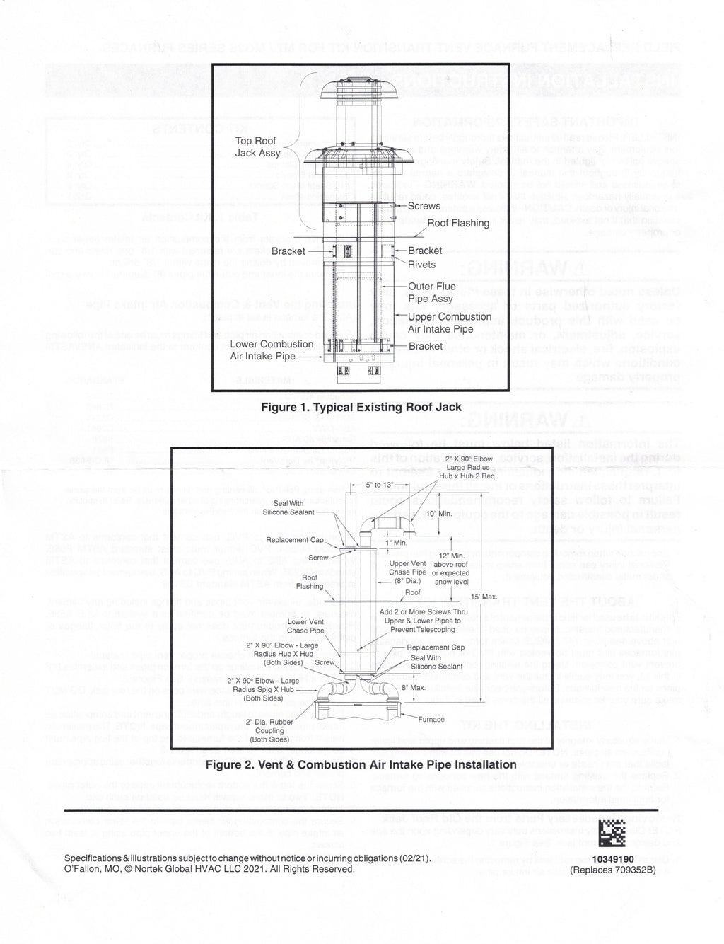 Nordyne- Miller -Intertherm Furnace Vent Kit – Star Supply USA