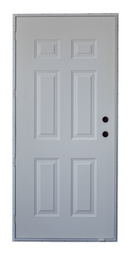 6 Panel Outswing Door for Mobile Home  ( WHITE )