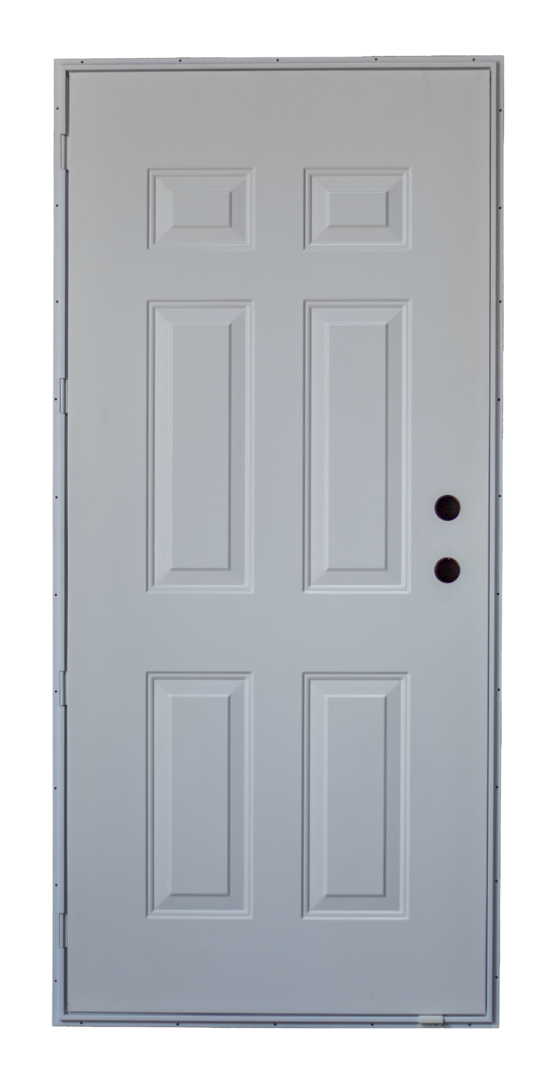 6 Panel Outswing Door for Mobile Home  ( WHITE )