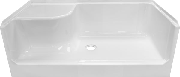 Lyons 27X54 Left Hand Seat Center Drain Shower Pan