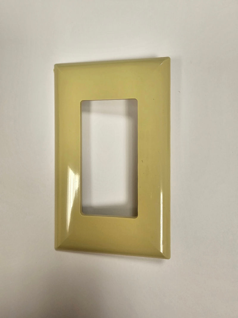 Pass & Seymour Ivory Self Contained Wall Receptacle With Plate