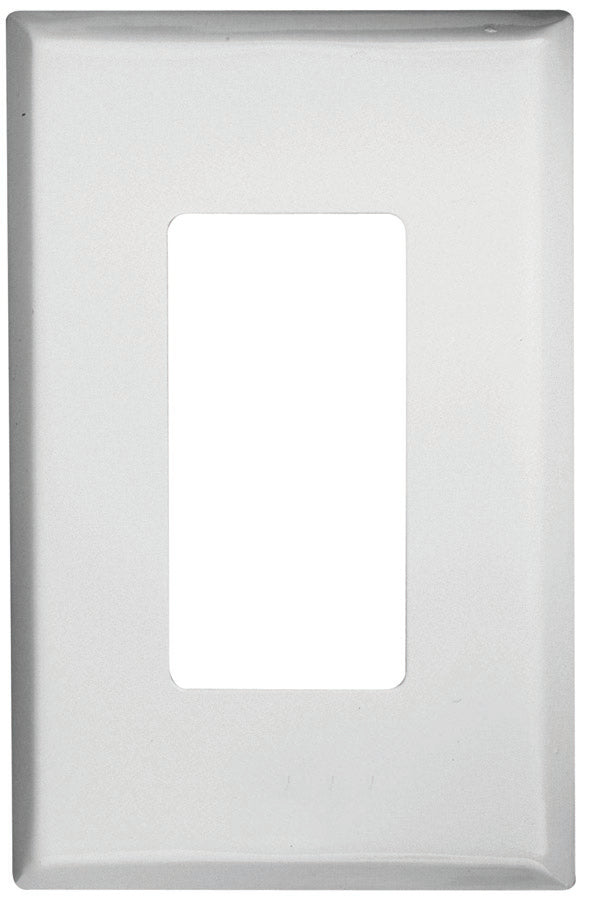 Pass & Seymour White Self Contained Wall Receptacle With Plate